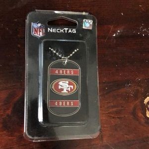 San Francisco 49ers nametag